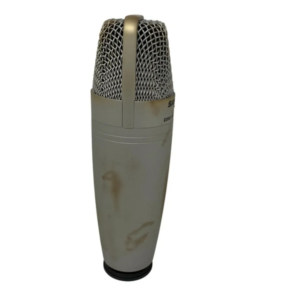 Samson C01U USB Studio Condenser Microphone Silver with‎ Pouch Podcasting Music